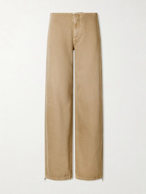 Sport Low-rise Straight-leg Jeans - Brown