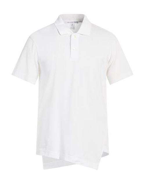 Comme Des Garçons Shirt Man Polo shirt White Size L Cotton