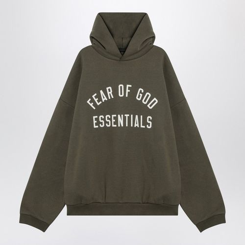 Military Green Hoodie With Logo