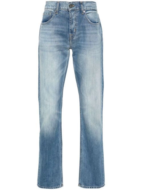 Logo-patch jeans - Blue