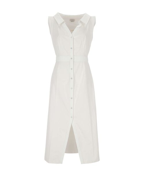 V-neck sleeveless dress