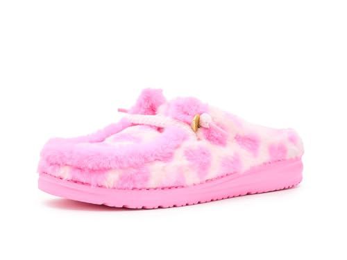 HEYDUDE Women's Wendy Cozy Slipper, Light Pink