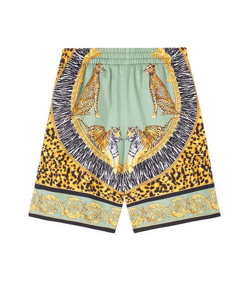 Wild Cats silk shorts