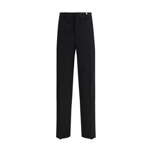 Wool Ovis Aries Trousers — Black