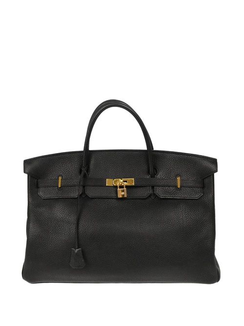 Hermès Pre-Owned 2001 Birkin 45 Handbag - Black