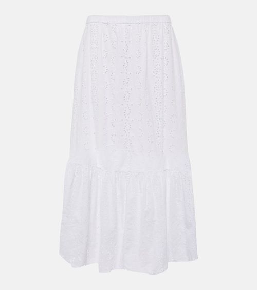 Amelia cotton midi skirt