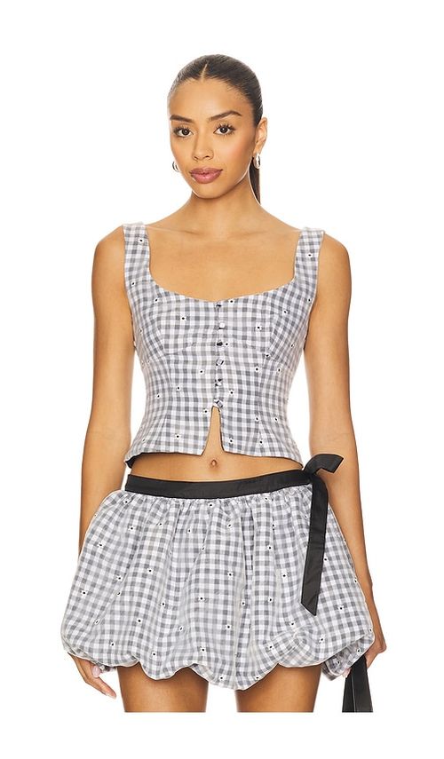 MAJORELLE Micah Top in Black. -  XXS also in L, M, S