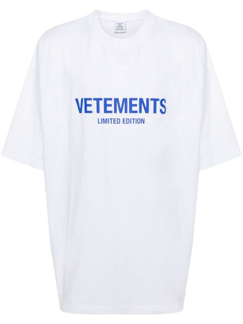 Logo-print cotton T-shirt - White