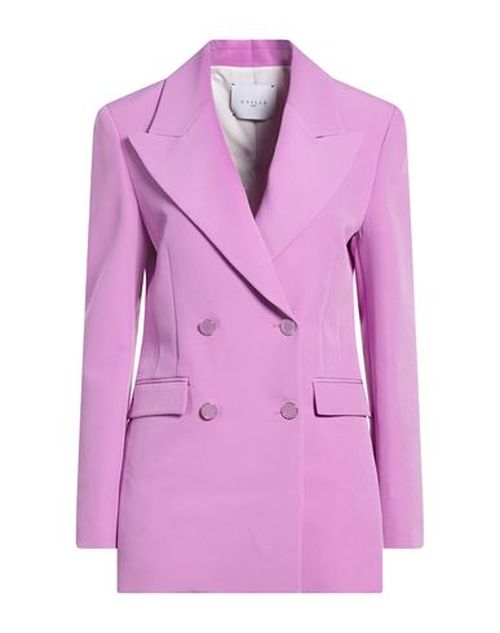 Woman Blazer Mauve Size 4 Polyester, Elastane