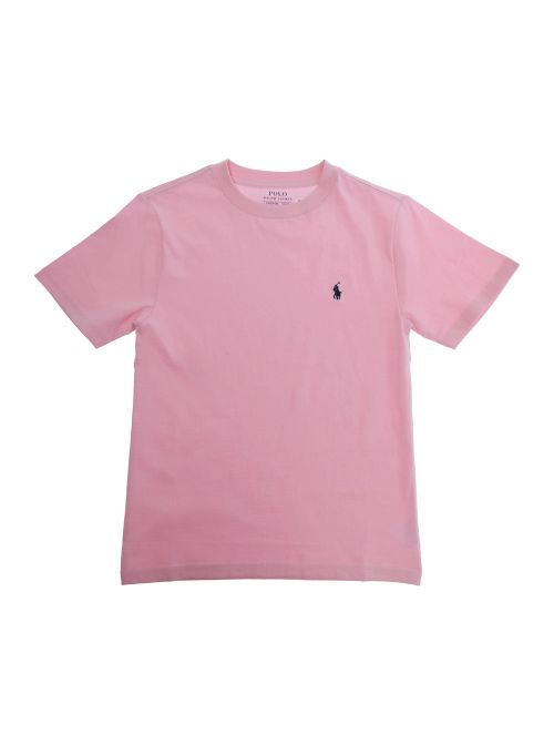 Logo-Embroidered T-Shirt — Pink