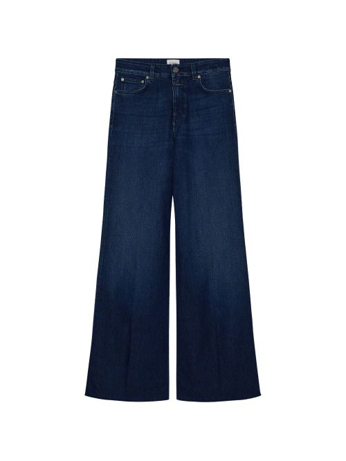 Flared denim jeans