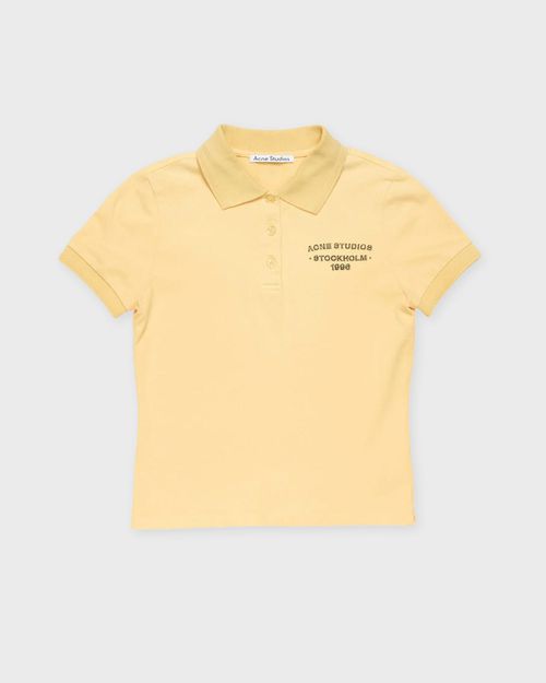 Acne Studios T-shirt RW-WN-TSHI000013 Light yellow