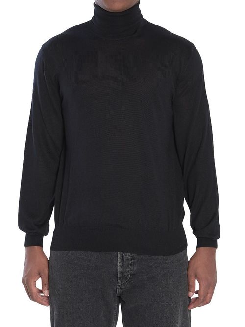 Wool Turtleneck Sweater for Men - FW25