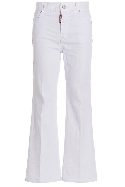 'Super Flared Cropped' Jeans
