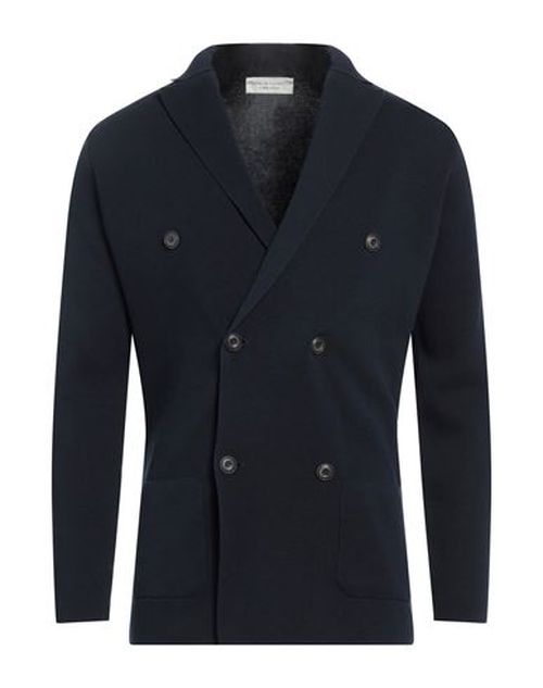 Man Blazer Midnight blue Size 42 Cotton