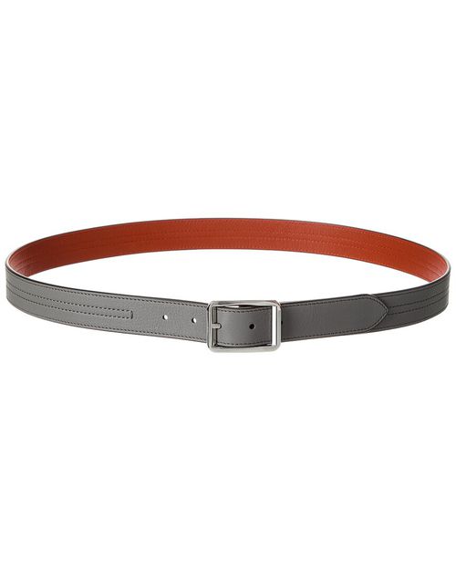 Mulberry Stitched Reversible Leather Belt