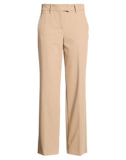 Woman Pants Sand Size 14 Polyester, Viscose, Elastane