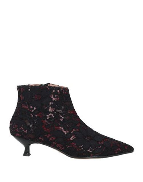 Woman Ankle boots Black Size 10 Textile fibers