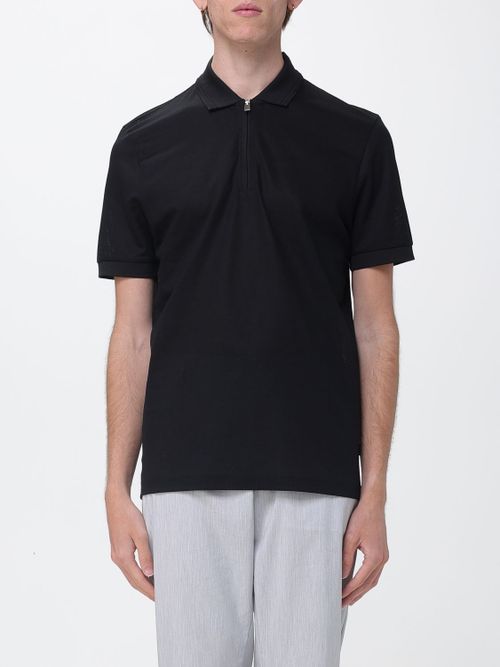 Polo Shirt Men color Black