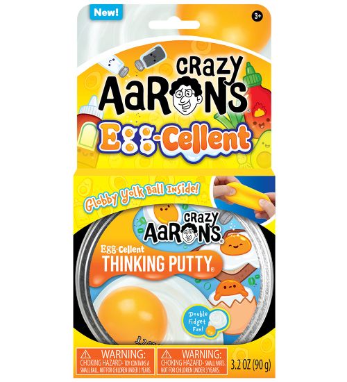 Crazy Aarons Putty - 90g - Eggcellent - Crazy Aarons - OneSize - Slime