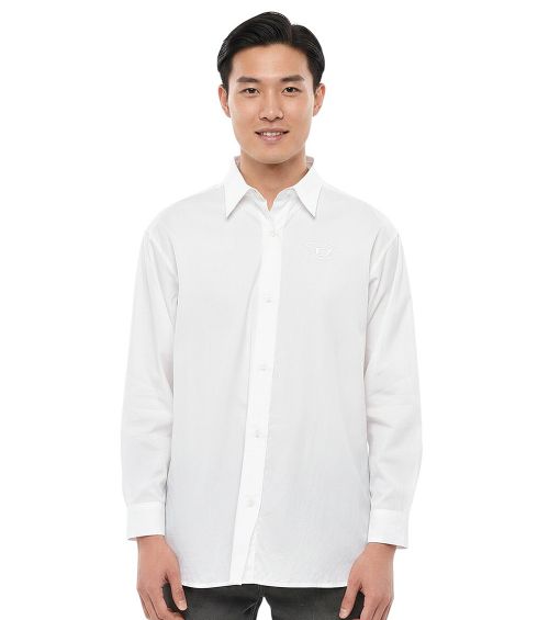 White Regular Logo Shirt