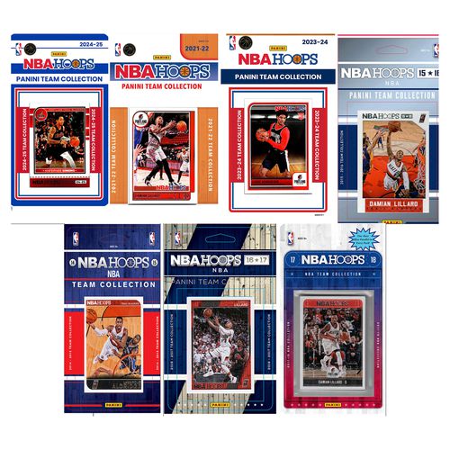 Portland Trail Blazers Trading Card Team Sets