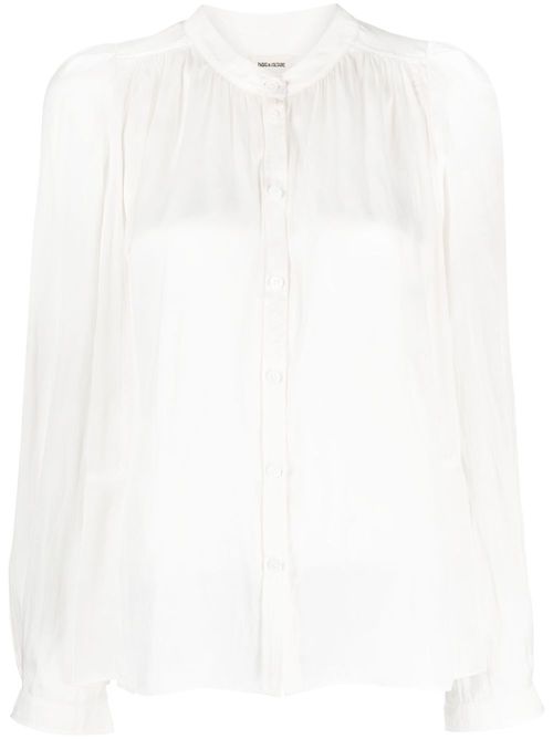 Tchin satin blouse - White