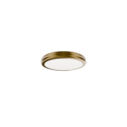 Aged Brass LED Flush Mount from the Parthenon Collection