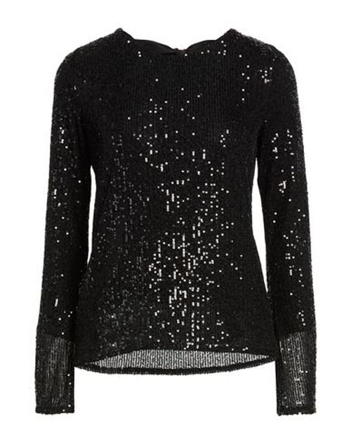 Woman Top Black Size 4 Polyester, Elastane