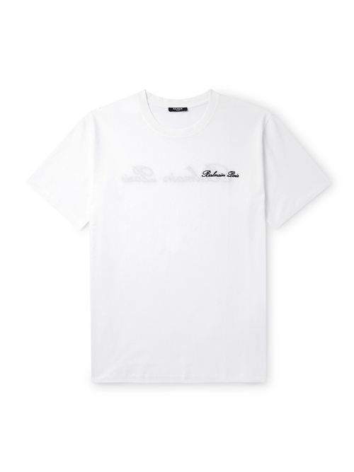Logo-Embroidered Cotton-Jersey T-Shirt