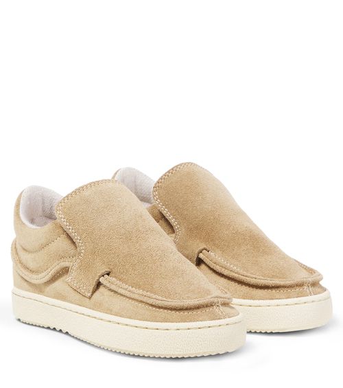 PèPè Scamosciato leather slip-on shoes