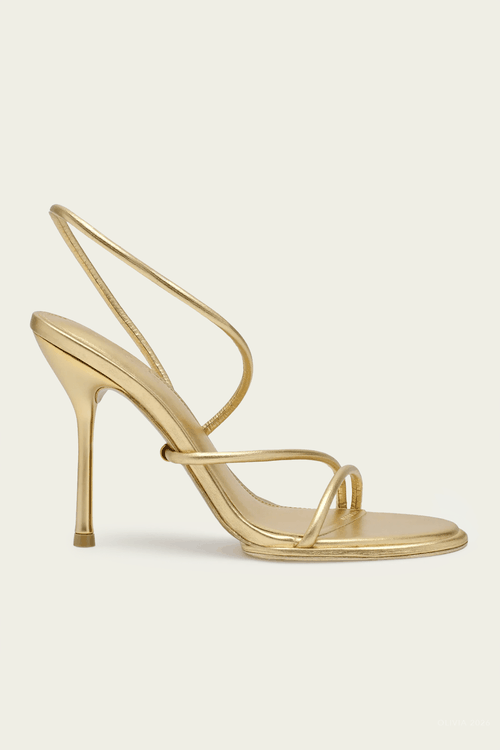 Candace Sandal in Brass