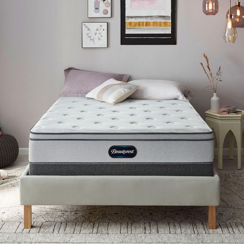 BR800 Plush Euro Top Full Mattress Set- Low Profile 5.75'