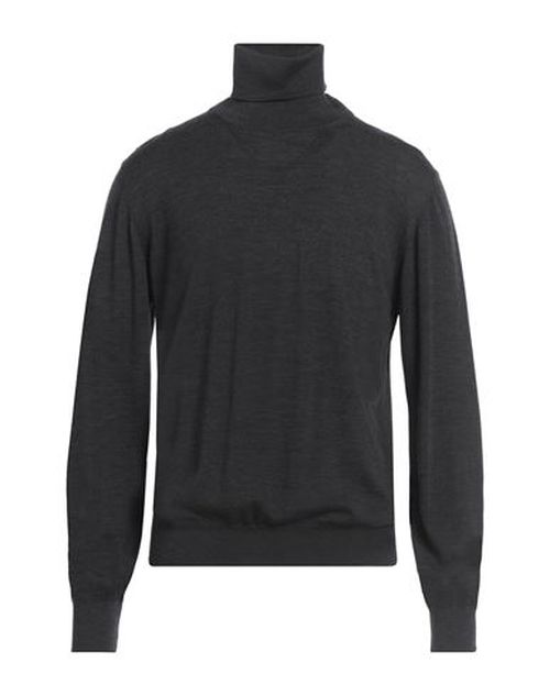 Alpha Studio Man Turtleneck Charcoal Size 44 Merino Wool