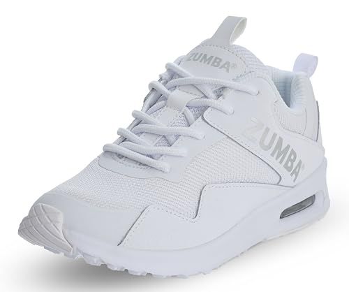 ZUMBA Shoes for Women - Black Air Stomp Classic 2.0 Athletic Shoes - Training Dance Sneakers, Gym, Fitness, and Workouts - Non-Slip Sole, Breathable and True to Size