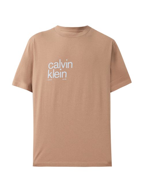 Calvin Klein Jeans Maglietta '20S IO' camello / blu pastello