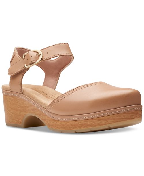 Paizlee Bay Clog-Style Block Heel Platform Shoes - Natural Le