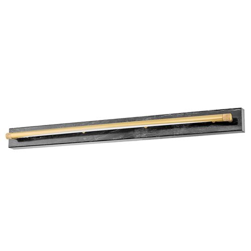 Aged Brass LED Wall Sconce from the Hayden Collection