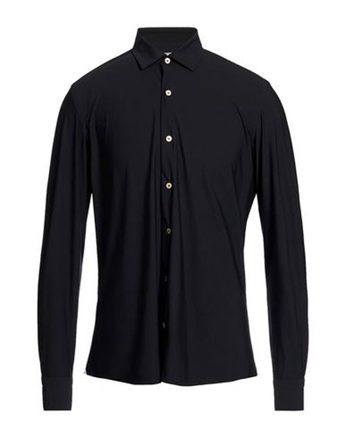 Man Shirt Black Size 14 ½ Polyamide, Elastane