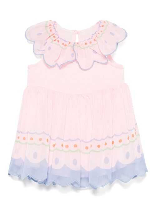 Scallop-edge dress - Pink