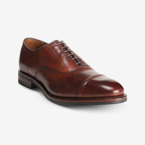 Park Avenue Cap-toe Oxford Dress Shoe with Dainite Sole in Chili Leather