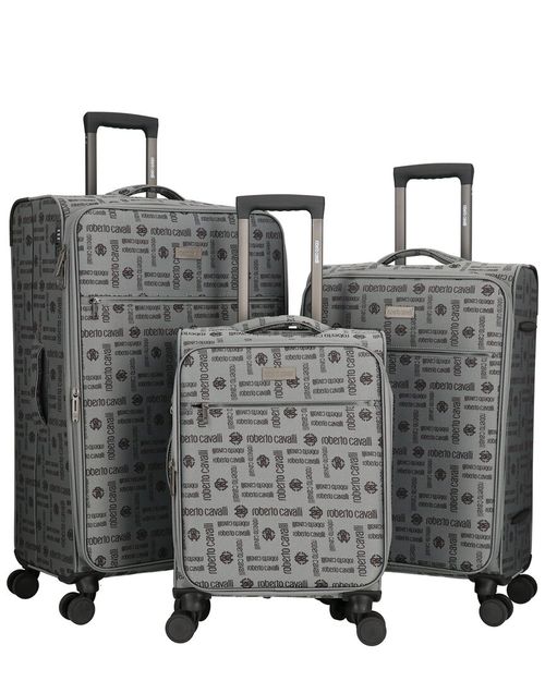Softside Jacquard Collection 3Pc Expandable Luggage Set