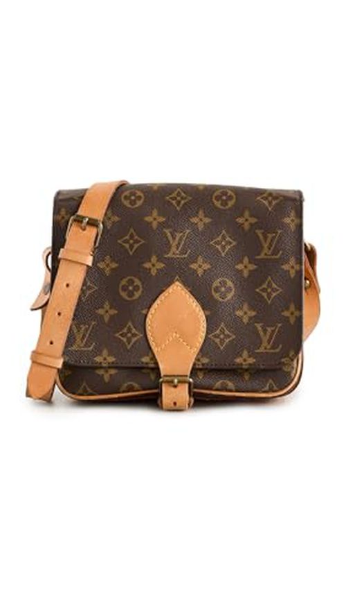 Louis Vuitton Women's Pre-Loved Louis Vuitton Monogram Cartouchiere Mm Bag, Brown, One Size
