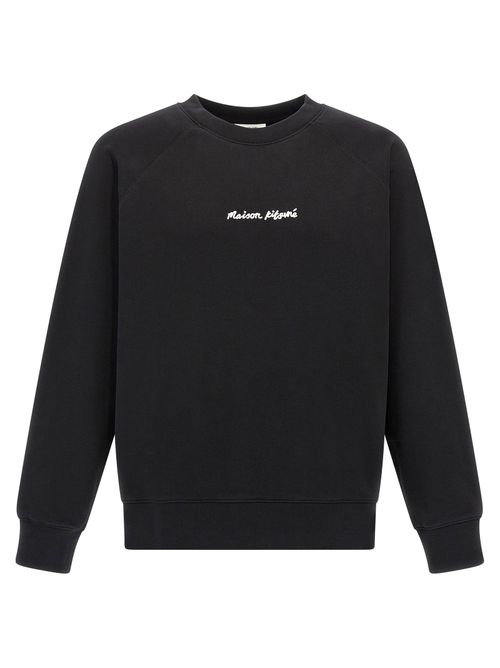 Logo-Embroidered Sweatshirt — Black