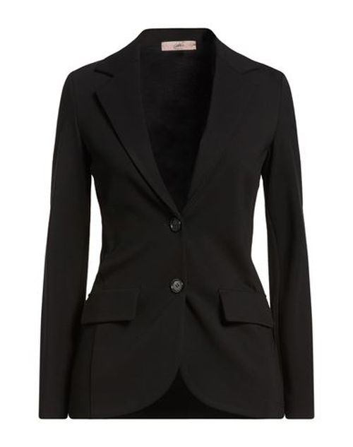 Woman Blazer Black Size 8 Viscose, Polyamide, Elastane