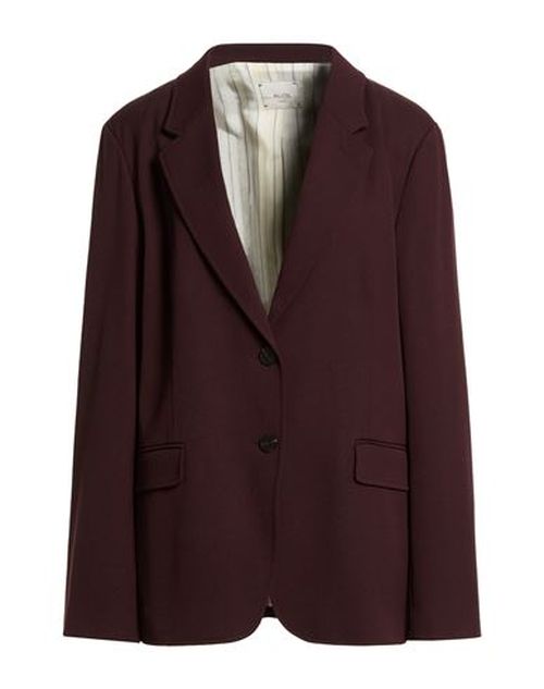 Crème Woman Blazer Burgundy Size 6 Virgin Wool