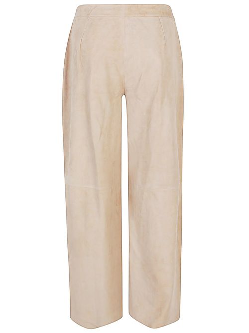 - Suede Leather Trousers