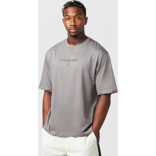 Oakley Heritage Flame T-Shirt - Grey