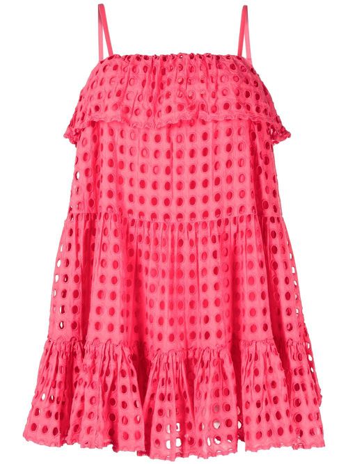 The Nyla eyelet dress - Pink