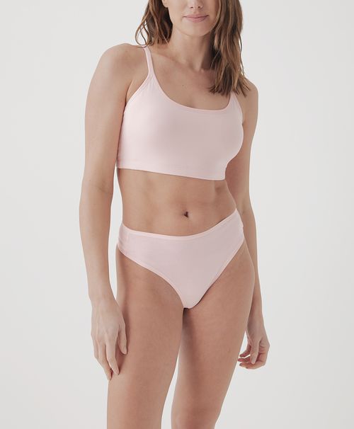 Women's Chalk Pink Everyday Strappy Scoop Bralette